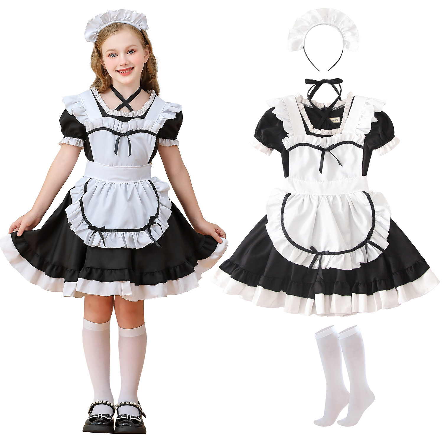 Baby Clothing Sizes - Maid Cosplay Lolita Costume Dress For