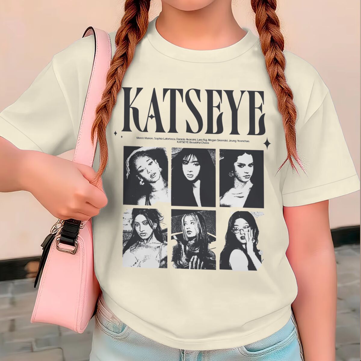 Baby Clothing Crochet - KATSEYE Print Summer Tops Girls Y2K