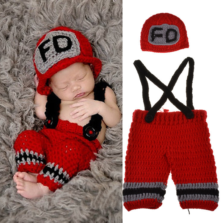 Baby Clothing Crochet - Handmade Crochet Newborn Baby Boys Photography