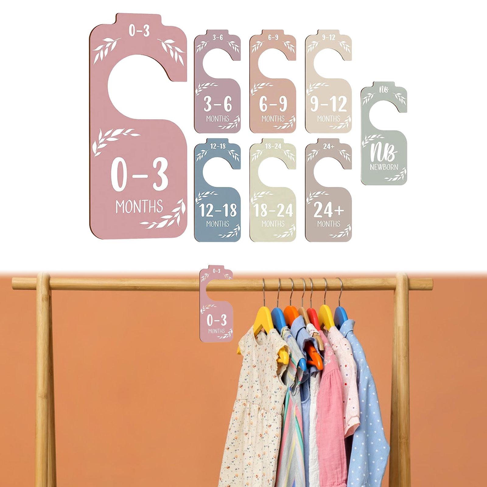 8Pcs Baby Closet Size Dividers - Baby Clothing Rack Gift review and price