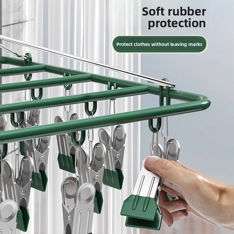 Stainless Steel Multi-clamp Cl - Baby Clothing Drying Rack review and price