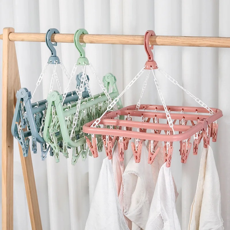 Clothes Drying Hanger with 32  - Baby Clothing Drying Rack review and price
