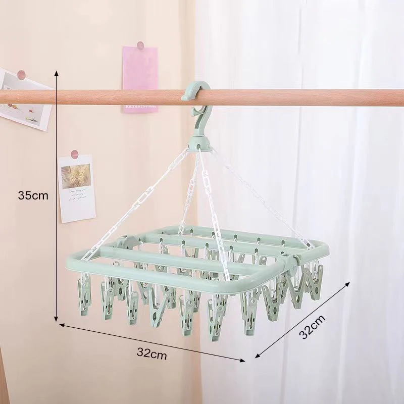 Clothes Drying Hanger with 32  - Baby Clothing Drying Rack review and price