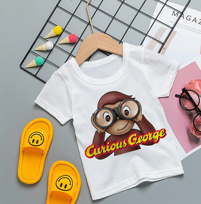 Curious George Cartoon Print T - Baby Clothing Sale review and price