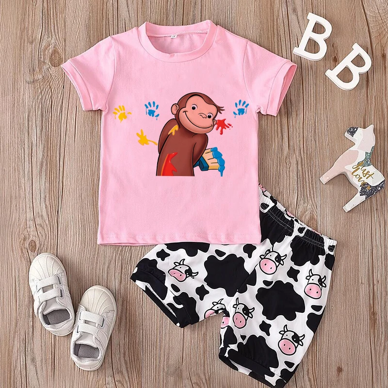 Curious George Cartoon Print T - Baby Clothing Sale review and price