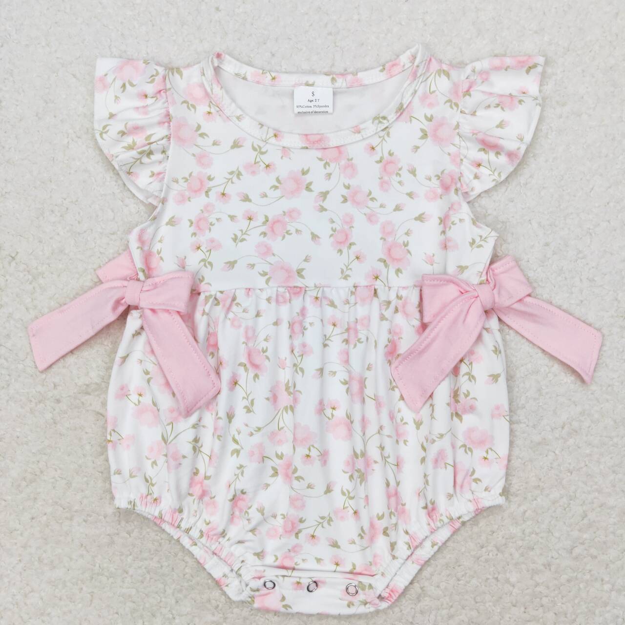 Infant girls pink floral Rompe - Baby Clothing Sale review and price