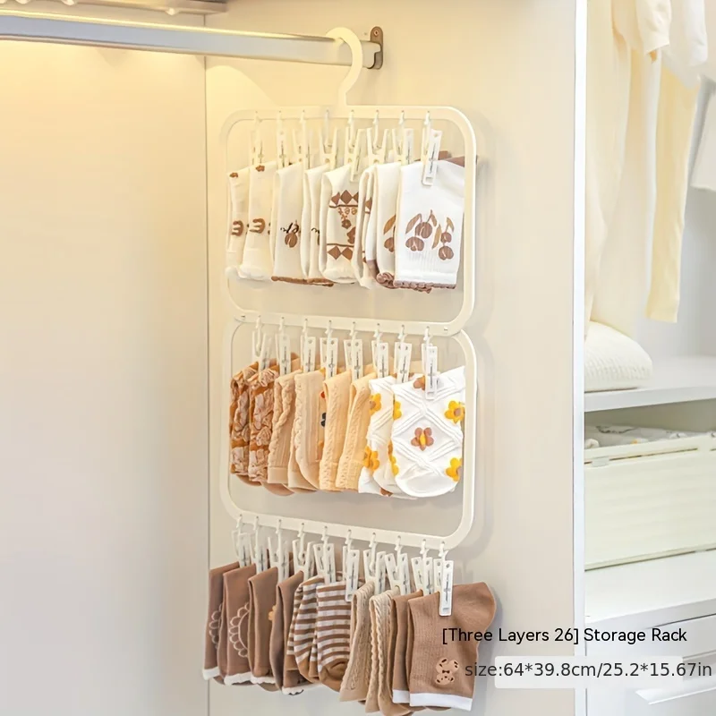Multi-clip Baby Hanger, Househ - Baby Clothing Drying Rack review and price
