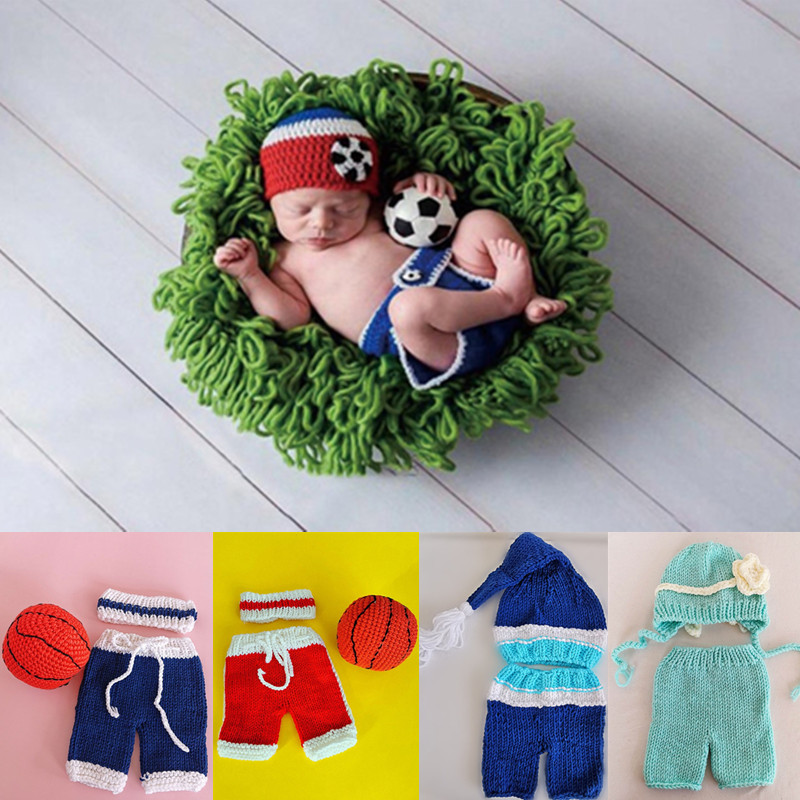 3/2 Pcs/set Newborn Photograph - Baby Clothing Crochet review and price