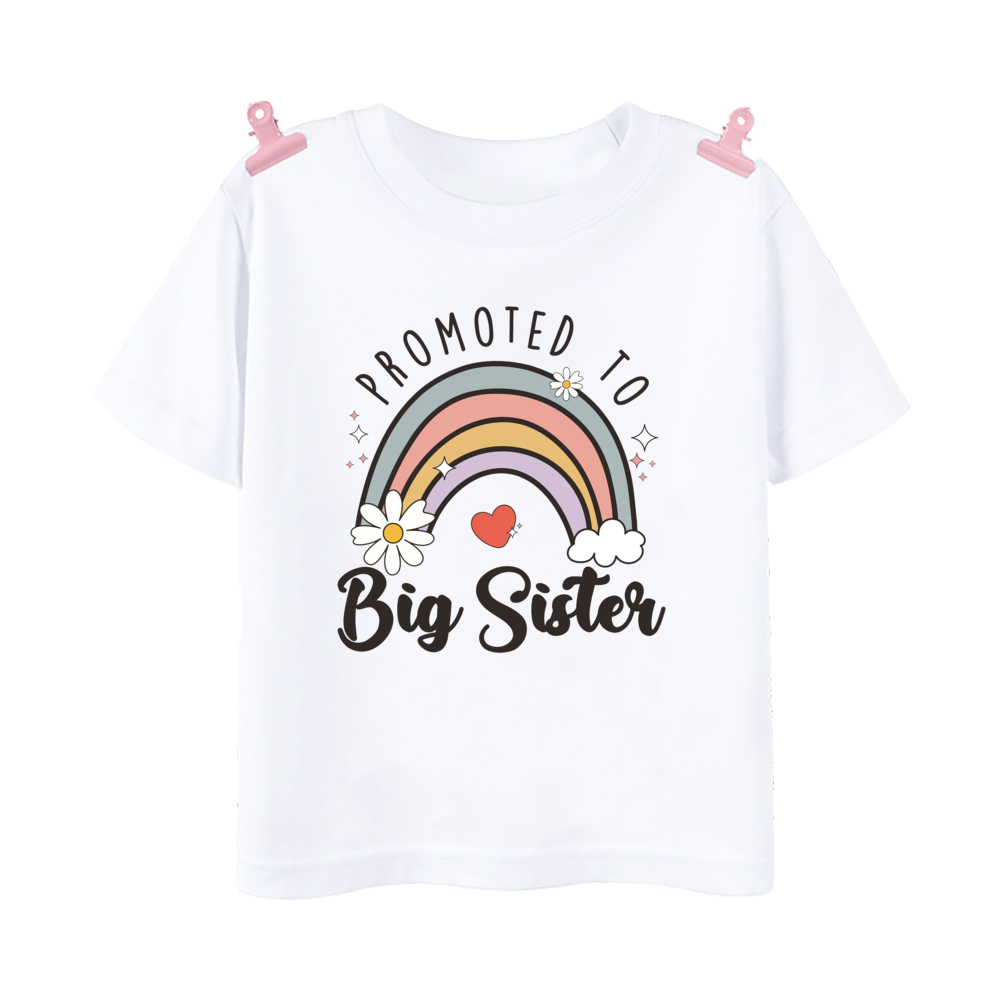 Promoted To Big Sister Printed - Baby Clothing Sale review and price