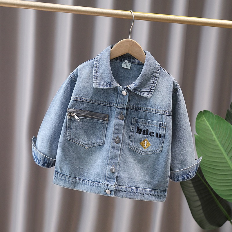 Cute Style Baby Child Denim Ja - Baby Clothing Sizes review and price