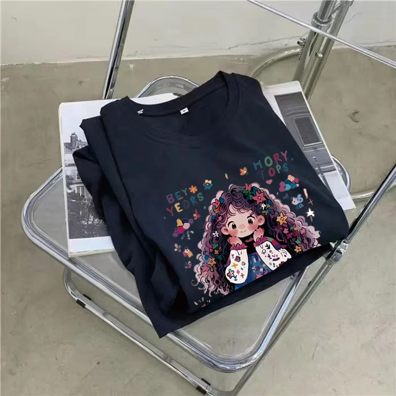 Summer Loose Trend Cartoon Cut - Baby Clothing Sizes review and price