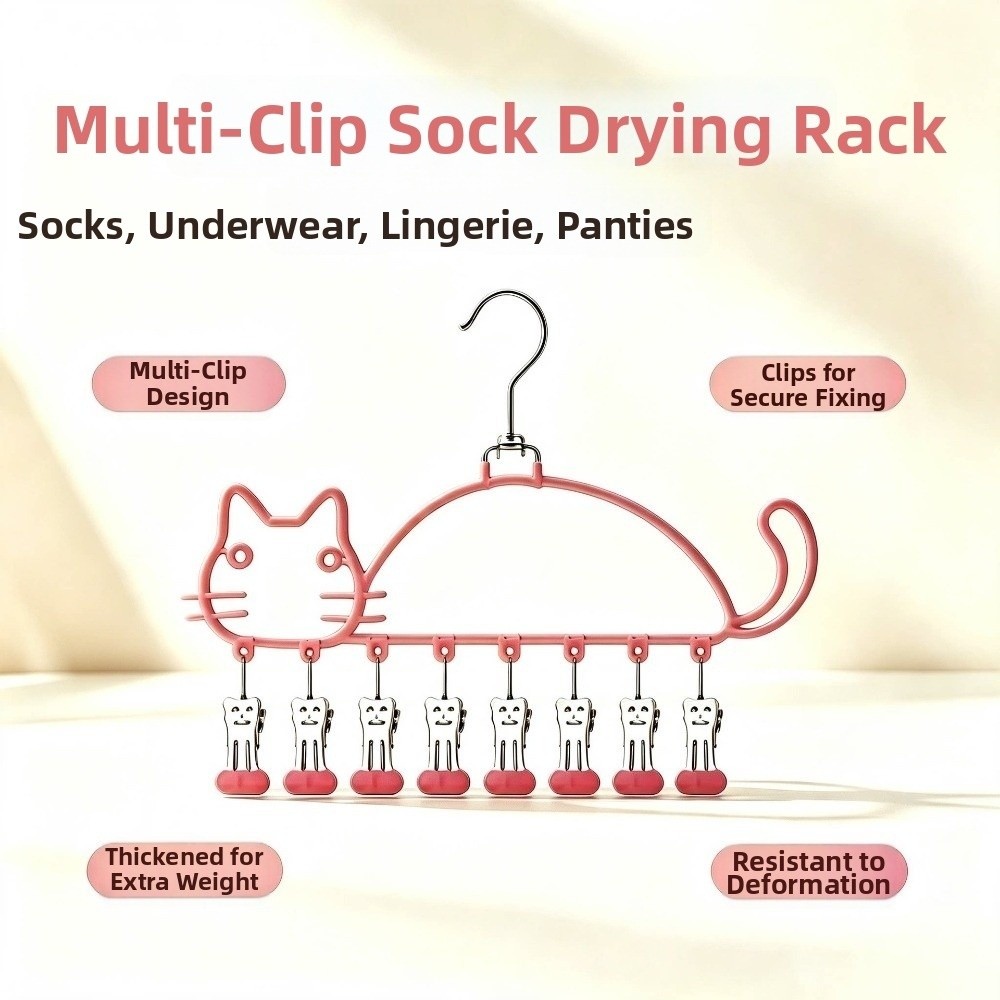 Cat Shape Socks Drying Rack Wa - Baby Clothing Drying Rack review and price